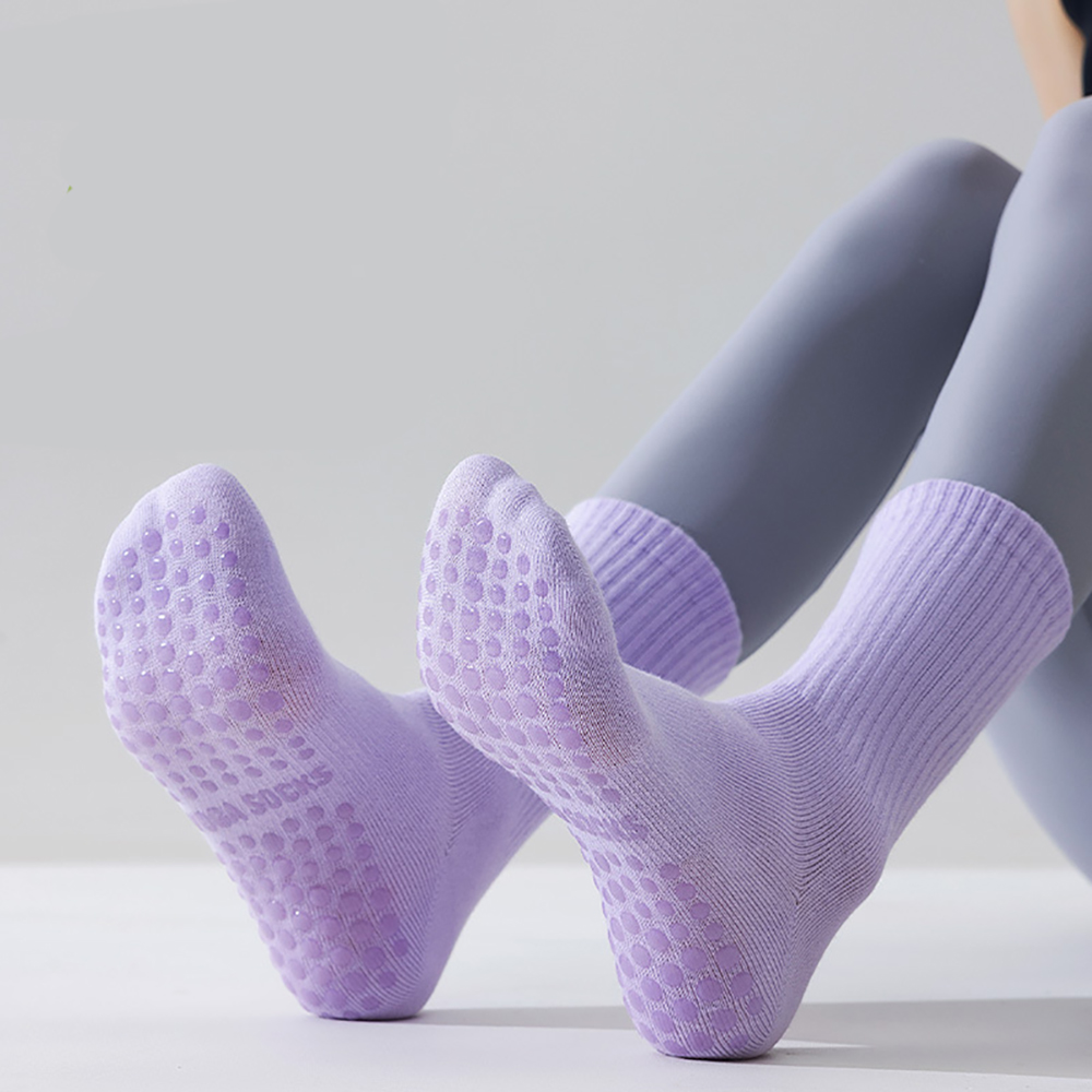 Pilates & Yoga Vida - Hoge kwaliteit dames yogasokken, kleurrijke trendy