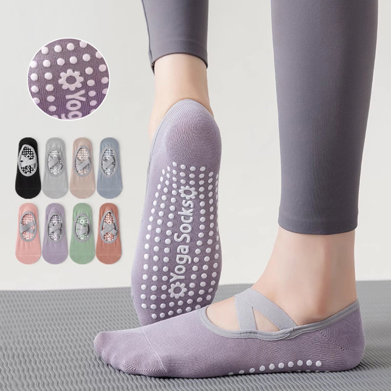 Pilate Yoga Workout - Ademende Handdoek Bodem Yoga Sokken Vrouwen