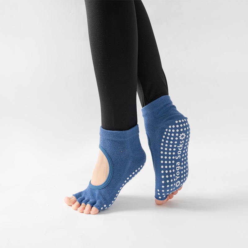 Medias Para Pilates Y Yoga - Dames Rugloze Vijf Teen Yogasokken Antislip