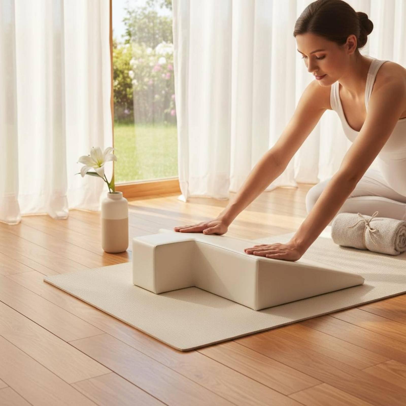 Pilates & Yoga Vida - Zwangerschapskussen van dicht schuim, oefenkussen, fitness-