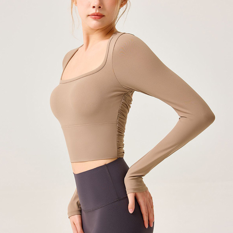 Mooie, lange mouwen yoga top v - Pilates Yoga One recensie en prijs