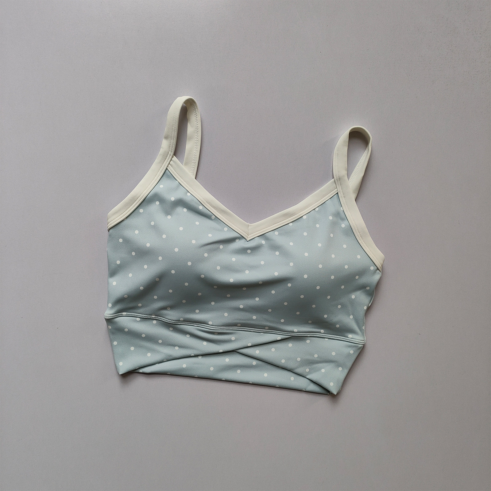 Polka-dot yoga camisole met co - Pilates Yoga One recensie en prijs