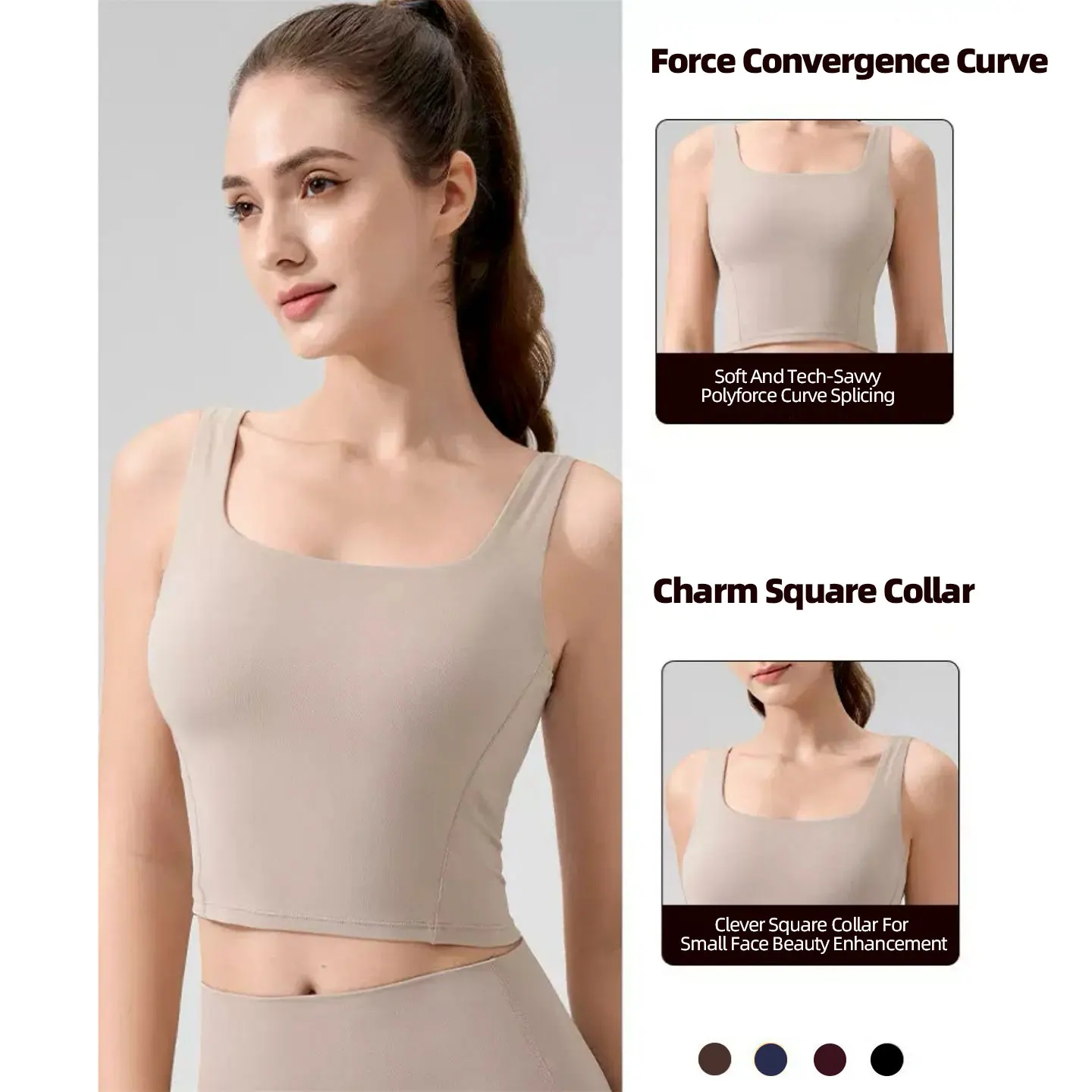 Dames Sport Yoga Vest Vierkant - Pilates Yoga One recensie en prijs