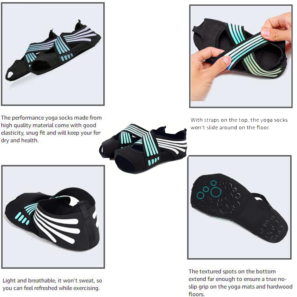 1 Paar Dames Antislip Sokken Z - Medias Para Pilates Y Yoga recensie en prijs