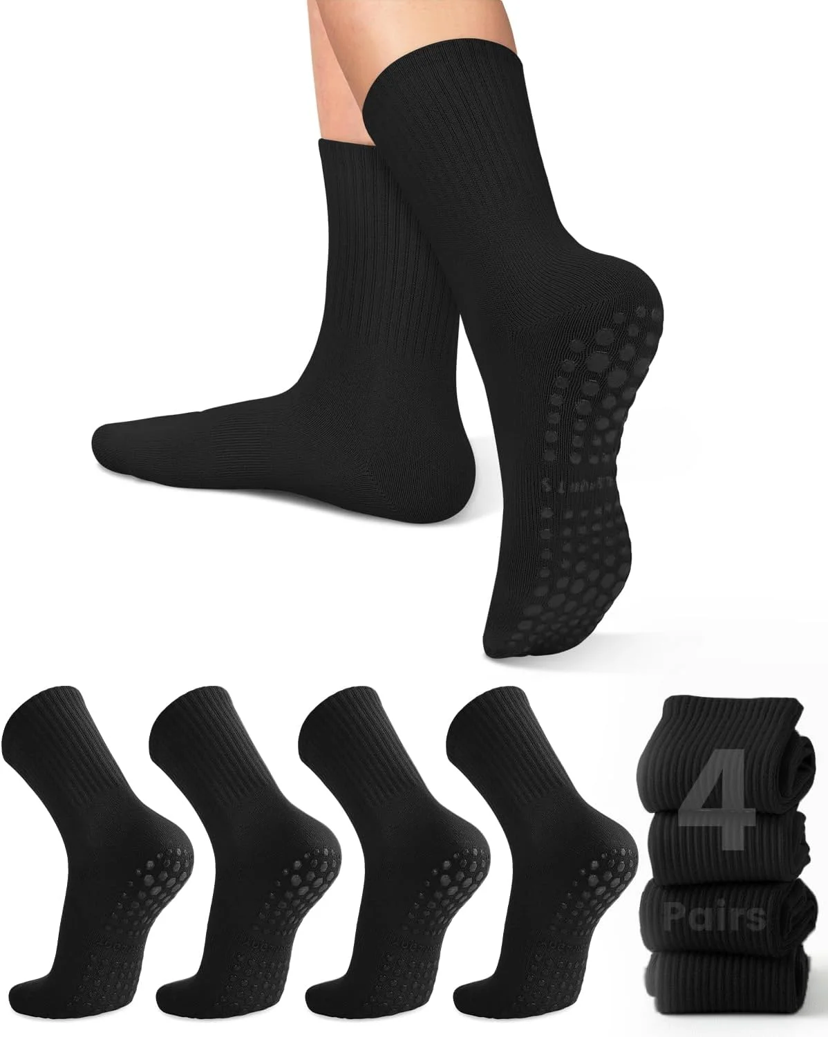 4 paar yogasokken voor dames,  - Pilates & Yoga Vida recensie en prijs