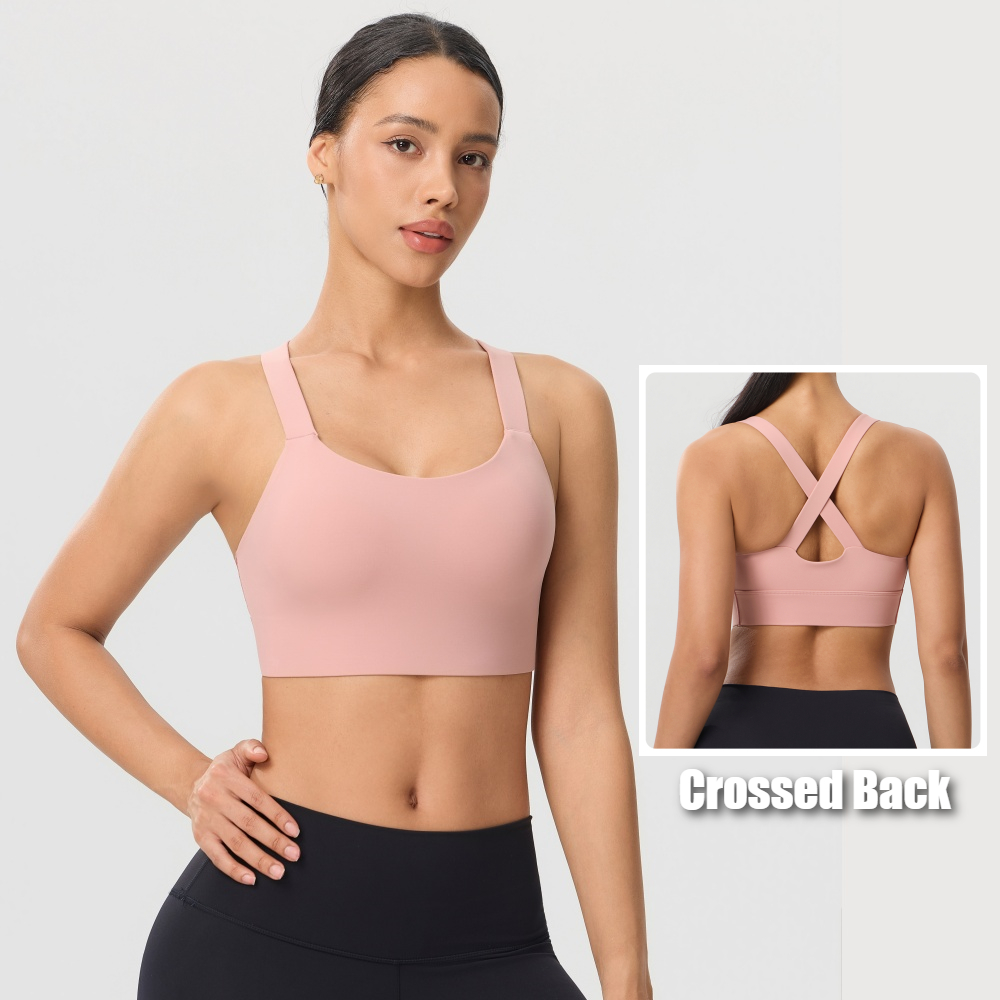 Sportbeha met effen kleur en k - Pilates Yoga One recensie en prijs